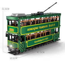 Load image into Gallery viewer, Mould King Blocks Kids building toys Adult MOC Bricks 1:18 HONG KONG Tramways Bus Vehicle APP Remote Control KB120