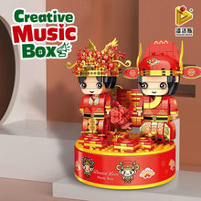 Load image into Gallery viewer, Panlos Blocks Kids Building Bricks Toys Music box House Puzzle Girls Holiday Gift For Birthday Christmas