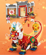 Load image into Gallery viewer, LOZ mini Blocks Kids Building Toys Lion Puzzle Chinese New Year Gift 9258 1931