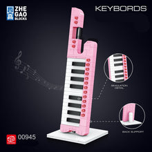 Load image into Gallery viewer, ZG 00942-00947 mini Blocks Kids Building Bricks Toys Musical Instruments Puzzle Girls Gift Guitar Piano Volin Chinese lute