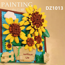 Load image into Gallery viewer, ZHEGAO mini Blocks Kids Building Toys DIY Bricks Girls Gift Painting Flowers Puzzle Home Decor 1013 1014 1015