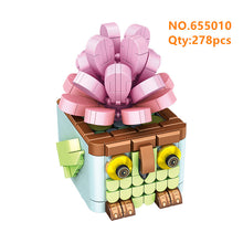 Load image into Gallery viewer, Panlos Blocks Kids Building Toys Bricks Girls Flowers Potted Plant Puzzle Gift 655009 655010 655011 655012 655013 655014 655015 655016