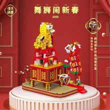 Load image into Gallery viewer, WL 2056 2059 Astronaut Cartoon Model Chinese New Year Style Figure Model Kids Building Blocks Bricks Girls Toys Puzzle Flower House Gift