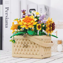 Load image into Gallery viewer, BALODY mini Blocks Kids Building Toys Rose Sunflower Basket of Flowers With Lighting Girls Women Gift Home Decor 21071 21072