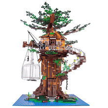 Load image into Gallery viewer, Mould King Blocks Kids building toys Adult MOC Blocks Housetree Puzzle with Lighting 16033 no box
