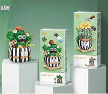 Load image into Gallery viewer, 1245 1246 LOZ mini Blocks Kids Building Toys DIY Bricks Puzzle Girls Gift Cactus Flowers Potted Plants Home Decor
