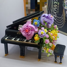Load image into Gallery viewer, BALODY mini Blocks Kids Building Toys Violin Piano Flowers With Lighting Girls Women Gift Home Decor 21228 21194
