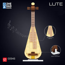 Load image into Gallery viewer, ZG 00942-00947 mini Blocks Kids Building Bricks Toys Musical Instruments Puzzle Girls Gift Guitar Piano Volin Chinese lute