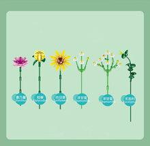 Load image into Gallery viewer, FC Blocks Kids Building Toys Bricks Flower Puzzle Girls Gift Home Decor Lighting Greeting card 8307 8308