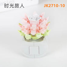 Load image into Gallery viewer, JAKI Blocks Kids Building Toys Bricks Girls Flowers Potted Plant Puzzle Home Decor Womens Gift JK2710