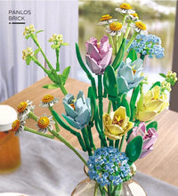 Load image into Gallery viewer, Panlos Blocks Kids Building Toys Bricks Girls Flowers Bouquet Puzzle Home Decor Women Holiday Gift 655001 655002 655007 655008