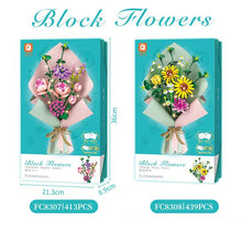 Load image into Gallery viewer, FC Blocks Kids Building Toys Bricks Flower Puzzle Girls Gift Home Decor Lighting Greeting card 8307 8308