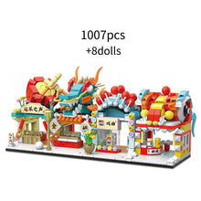 Load image into Gallery viewer, Kids Building Blocks Toys DIY Bricks Girls Puzzle Chinese opera Gift Stree Store Home Decor 100194 100195 100196 100197