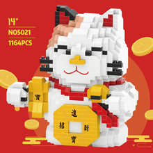 Load image into Gallery viewer, HC Diamond mini Blocks Kids Building Blocks Adult Toys Lucky Cat Puzzle Business Gift
