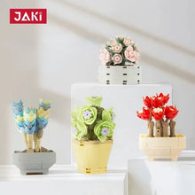 Load image into Gallery viewer, JAKI Blocks Kids Building Toys Bricks Girls Flowers Potted Plant Puzzle Home Decor Womens Gift JK2710
