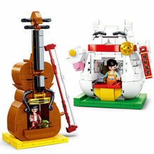 Load image into Gallery viewer, Sluban Blocks Kids Building Toys Boys Puzzle Violin Cat Shop Girls Gift 0817 0818