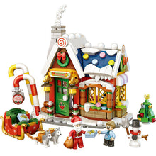 Load image into Gallery viewer, LOZ 1223 mini Blocks Kids Building Toys DIY Puzzle Christmas House Gift