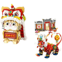 Load image into Gallery viewer, LOZ mini Blocks Kids Building Toys Lion Puzzle Chinese New Year Gift 9258 1931