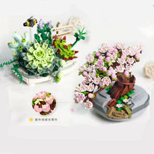 Load image into Gallery viewer, 1660 1661 LOZ mini Blocks Kids Building Toys Flower Puzzle Pot Plants Girls Gift