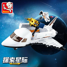 Load image into Gallery viewer, Sluban Blocks Kids Building Toys Boys Puzzle Space 2in1 Rocket 0735 0736 (no box)