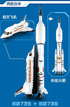 Load image into Gallery viewer, Sluban Blocks Kids Building Toys Boys Puzzle Space 2in1 Rocket 0735 0736 (no box)