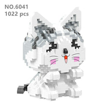 Load image into Gallery viewer, HC mini Blocks Kids Building Blocks Adult Toys Cute Cat Puzzle Girls Gift 6041 6042