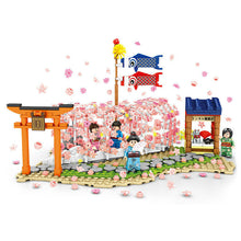 Load image into Gallery viewer, 601148 Sembo Blocks Kids Building Toys Girls Sakura Puzzle With Lighting no box