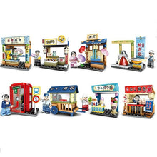 Load image into Gallery viewer, 8pcs/set Sembo Blocks Kids Building Toys Blocks Puzzle Snack Bar Gift 601078 no box