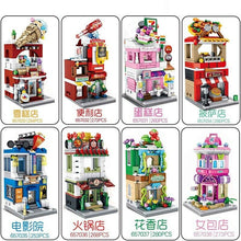 Load image into Gallery viewer, Panlos Blocks Kids Building Toys Boys Blocks Girls Puzzle Gift Stree Store 657031-657038 no box