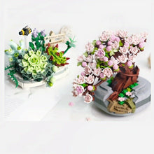 Load image into Gallery viewer, 1660 1661 LOZ mini Blocks Kids Building Toys Flower Puzzle Pot Plants Girls Gift