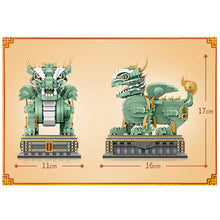 Load image into Gallery viewer, LOZ mini Blocks Kids Building Toys Adult Puzzle Chinese Beast Kylin 1921 no box