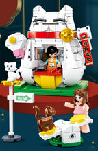 Load image into Gallery viewer, Sluban Blocks Kids Building Toys Boys Puzzle Violin Cat Shop Girls Gift 0817 0818