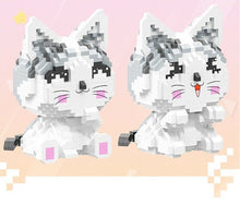 Load image into Gallery viewer, HC mini Blocks Kids Building Blocks Adult Toys Cute Cat Puzzle Girls Gift 6041 6042