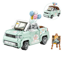 Load image into Gallery viewer, 2pcs/set 1131 1132 LOZ mini Blocks Kids Building Toys mini Car Model Girl Puzzle