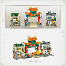 Load image into Gallery viewer, LOZ 1030 mini Block Adult Building Toys Teens Puzzle Chinatown 3581pcs (no box)