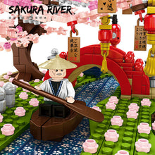 Load image into Gallery viewer, Sembo 601147 Kids Building Toys Blocks Girls Puzzle Sakura river no box
