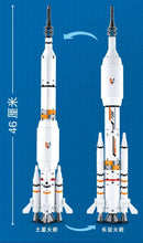 Load image into Gallery viewer, Sluban Blocks Kids Building Toys Boys Puzzle Space 2in1 Rocket 0735 0736 (no box)