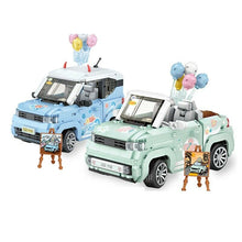 Load image into Gallery viewer, 2pcs/set 1131 1132 LOZ mini Blocks Kids Building Toys mini Car Model Girl Puzzle