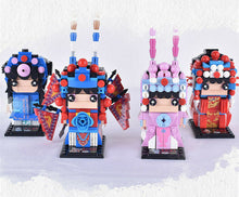 Load image into Gallery viewer, CAYi Chinese opera Kids Building Toys mini Block Grils Puzzle KY10030-10033