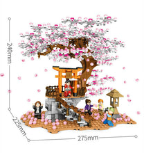 Load image into Gallery viewer, Sembo Blocks Girls Building Toys Sakura Puzzle With Lighting 601076 no box