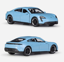 Load image into Gallery viewer, 1:36 Toys Car For Porsche Taycan Turbo S Alloy Vehicles Model Kids Toys Boy Gift