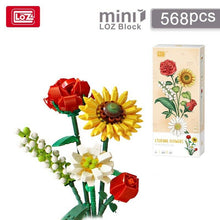 Load image into Gallery viewer, LOZ 1657-59 Kids Building Blocks Girls Toys Flowers Puzzle Women Gift Home Decor