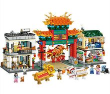 Load image into Gallery viewer, LOZ 1030 mini Block Adult Building Toys Teens Puzzle Chinatown 3581pcs (no box)