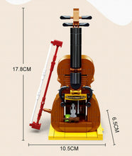 Load image into Gallery viewer, Sluban Blocks Kids Building Toys Boys Puzzle Violin Cat Shop Girls Gift 0817 0818