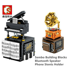 Load image into Gallery viewer, Sembo Building Blocks Bluetooth Speaker Phone Stents Holder Kids DIY Toys Gift 708600 708601