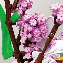 Load image into Gallery viewer, QZL Blocks Kids Building Toys Bricks Girls Lilac Flowers Potted Plant Puzzle Home Decor Womens Gift 92008