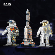 Load image into Gallery viewer, JAKI Blocks Kids Building Toys DIY Bricks Astronaut Puzzle Space Explore Assembly Rocket Boys Girls Gift Home Decor 8501 9106 9116