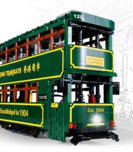 Load image into Gallery viewer, Mould King Blocks Kids building toys Adult MOC Bricks 1:18 HONG KONG Tramways Bus Vehicle APP Remote Control KB120