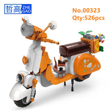 Load image into Gallery viewer, ZHEGAO MINI Blocks Kids Building Toys Bricks Girls Puzzle Cute Motorcycle Model Home Decor Boys Gift 00323 00324 00325 00326