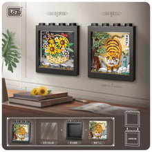 Load image into Gallery viewer, LOZ mini Blocks Kids Building Toys DIY Bricks Sunflower Tiger Decorative Painting Puzzle Girls Women Gift Home Decor 1905 1906 1907 1908